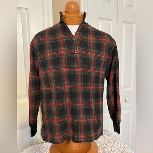 Polo Sport Ralph Lauren Mens S Plaid Quarter Zip Pullover